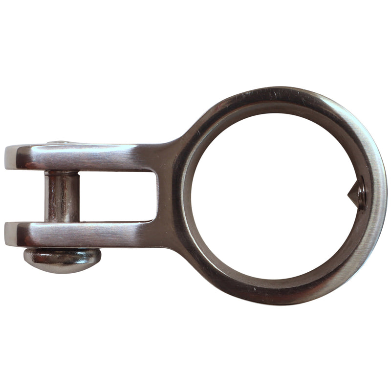 Round Tube Connection Bracket for Lug Attachment, A4 Stainless Steel fits 30mm Diameter Tube
