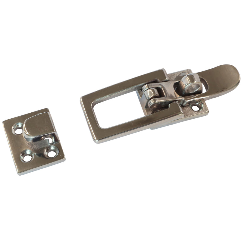 Stainless Steel Lockable Door Hasp / Hold-Down Catch Exterior Grade A4 Stainless Steel