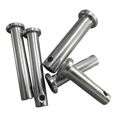 Clevis Pins, 12mm Stainless Steel Clevis Pins, Metric Sizes, 316 Grade Stainless Steel Cotter Pins