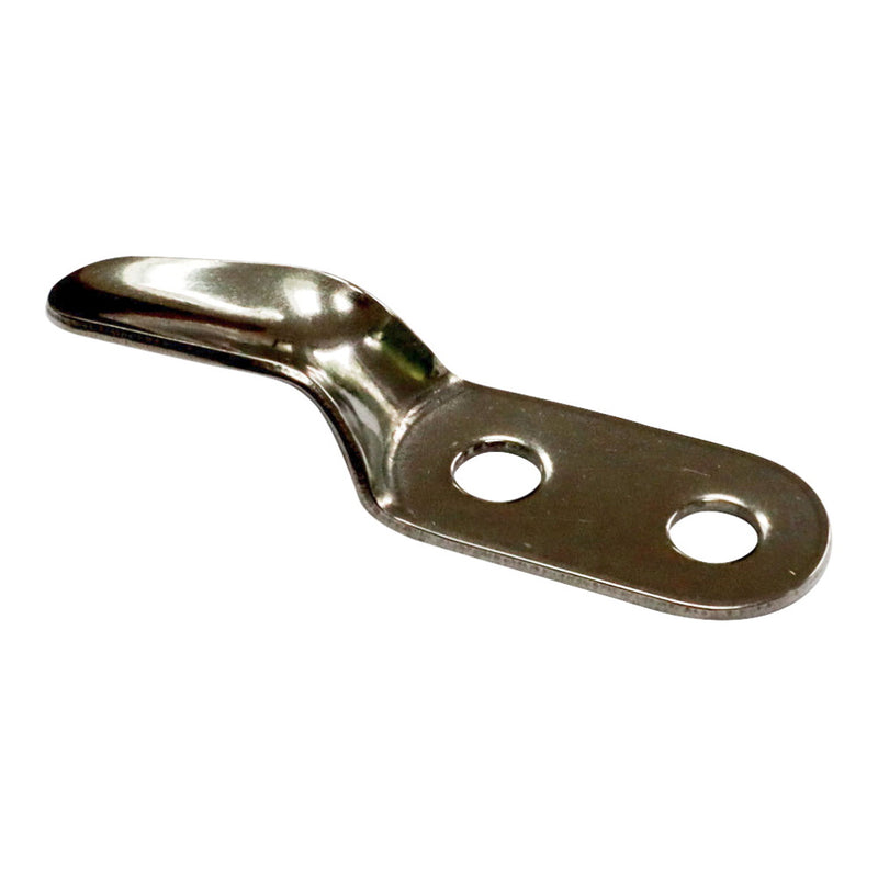 Long Narrow Lacing Hook, A4 Stainless Steel, For Securing Cords / Elastic.