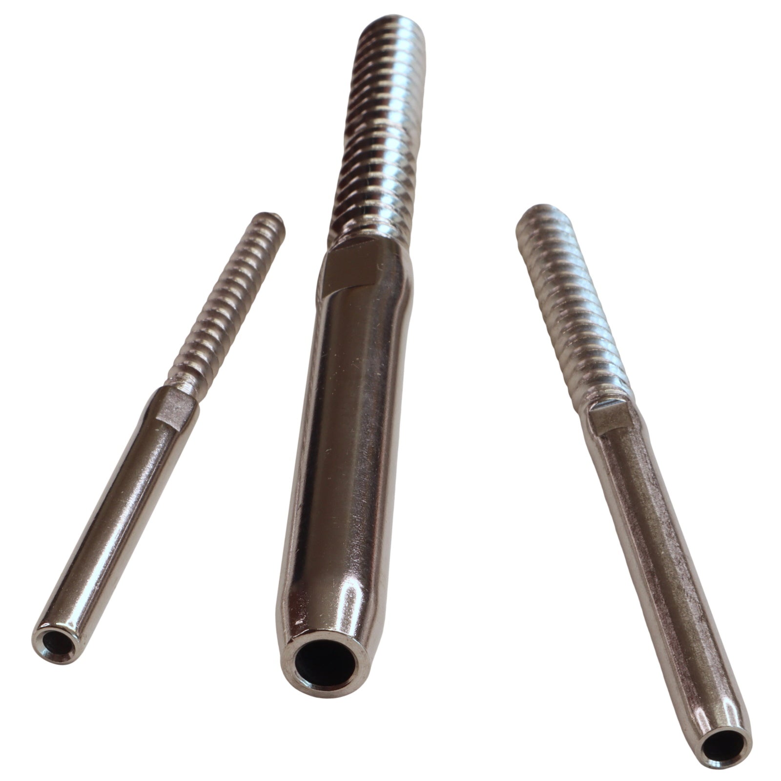 Wood-Thread Swage End Fitting for Wire Rope made in A4 Stainless Steel ...