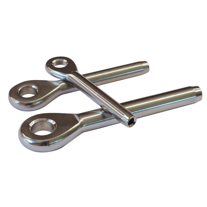 Stainless Steel Female Threaded Swage Ends Left-hand Thread