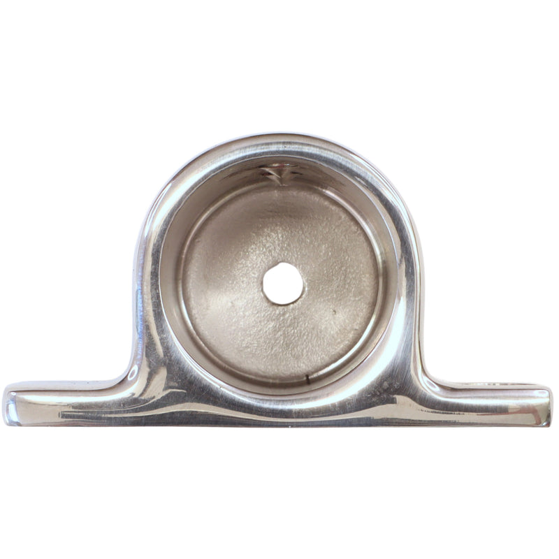 Rectangular Tube Flange Mount, Parallel Mount Bracket fits 22mm Tube, A4 Polished Stainless Steel