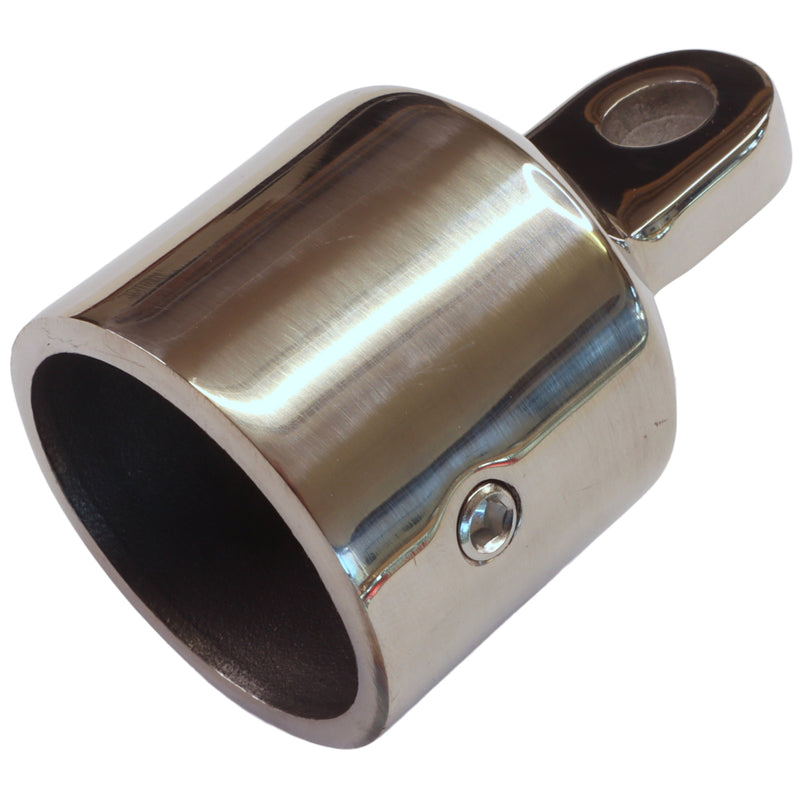 Stainless Steel Tube End Cap With Pivot Fitting For 30mm Tube