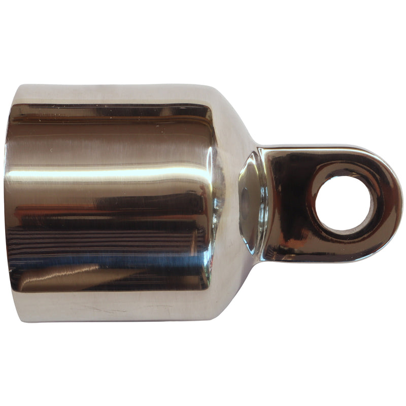 Stainless Steel Tube End Cap With Pivot Fitting For 30mm Tube