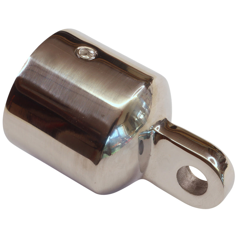 Stainless Steel Tube End Cap With Pivot Fitting For 30mm Tube