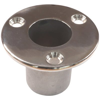 30mm Canopy Frame Mounting Recessed Tube Holder, made of A4 Stainless Steel
