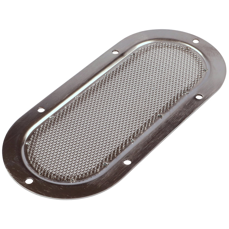 Oval Mesh Ventilation Grid/Panel, A4 Stainless Steel