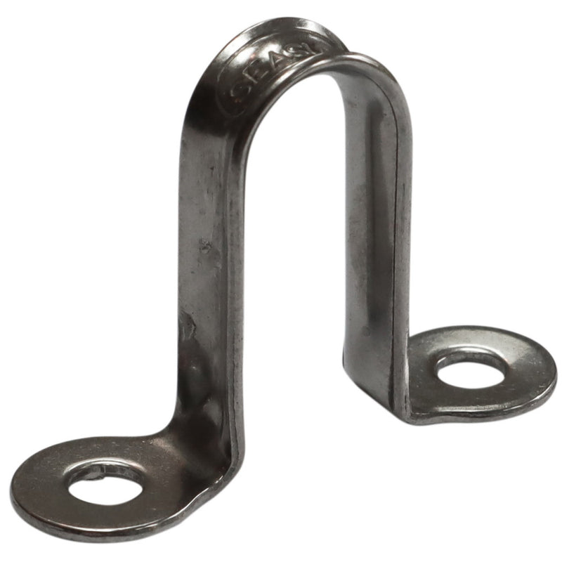 A4 Stainless Steel Tall Version Eyelet, With Smooth Finish, 30mm Hole Centres, Fits up to 9.5mm diameter line/cord/wire.