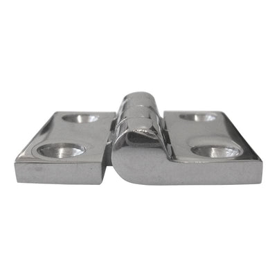 316 Stainless Steel Square Hinge 38x38mm Solid 316 Stainless