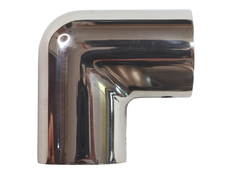 Tubular Elbow-Fitting 90-Degree Angle Made of A4 Stainless Steel, Fits 25mm Diameter Tube