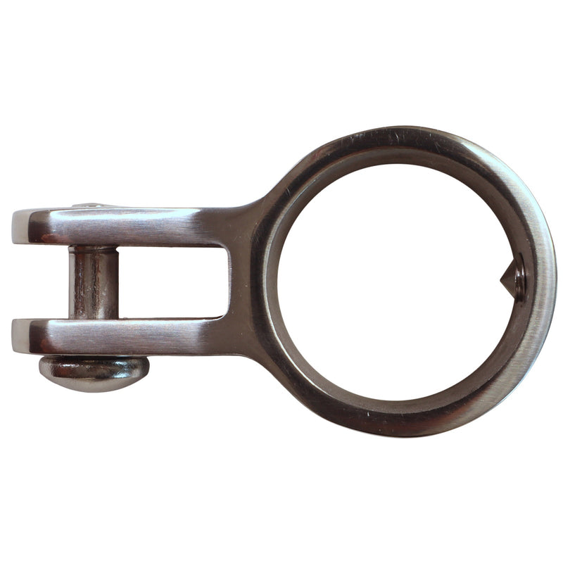 Round Tube Connection Bracket for Lug Attachment, A4 Stainless Steel fits 25mm Diameter Tube