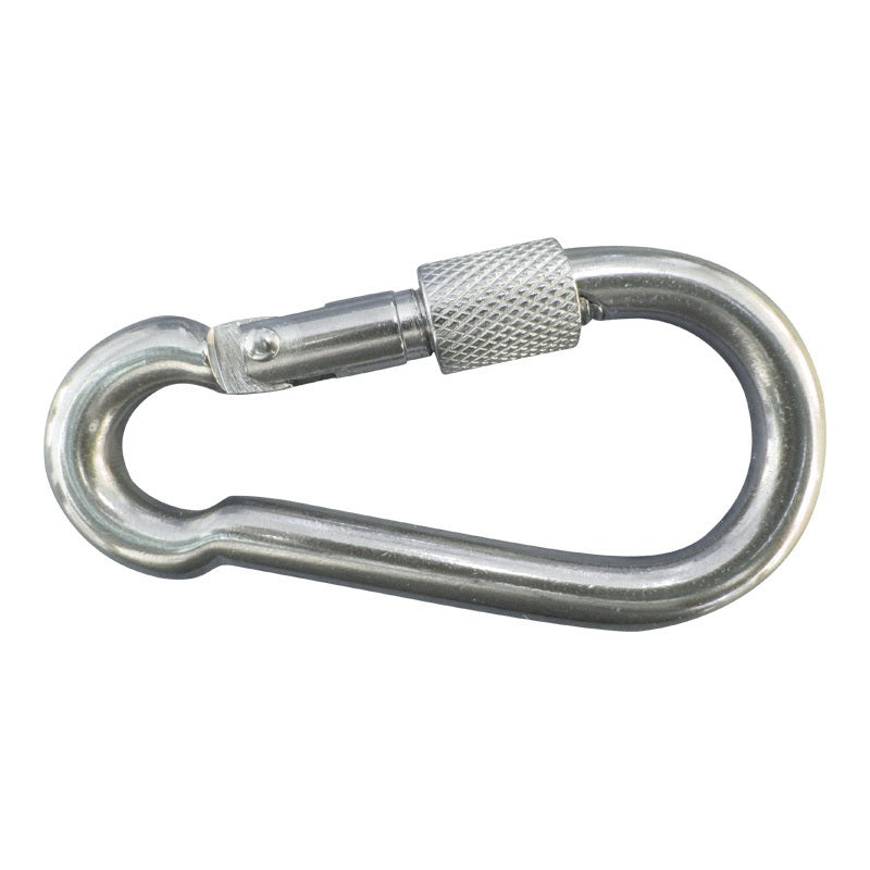 Carabine with Safety Screw, Choice Of Sizes In 316-Grade Stainless