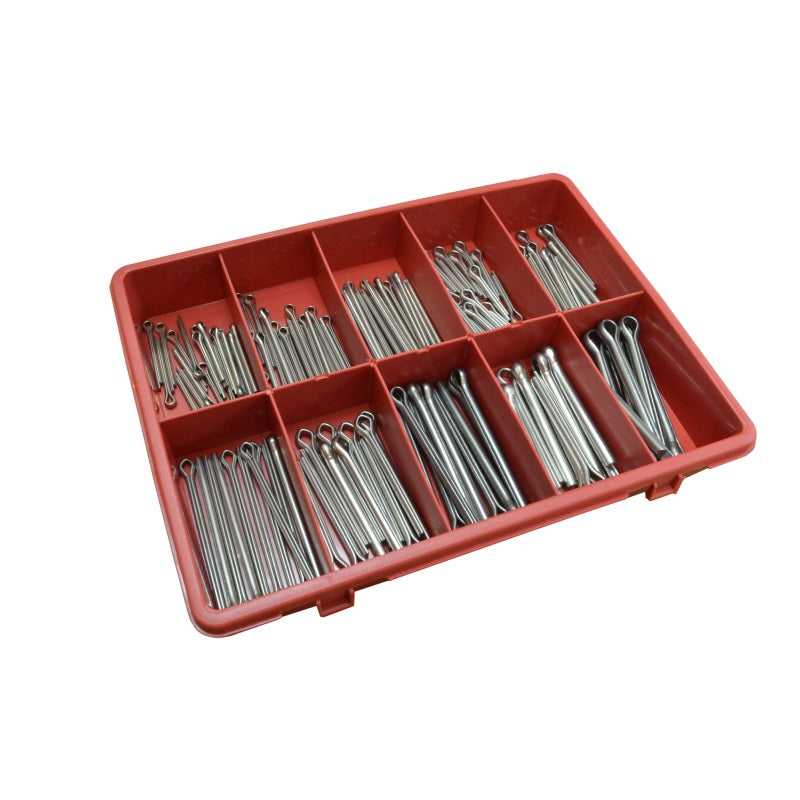 Selection Box of Split Pins – Larger Sizes in A4 Stainless Steel