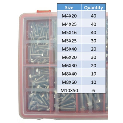 Selection Box of Hex-Head Set-Screws in A4 Stainless Steel