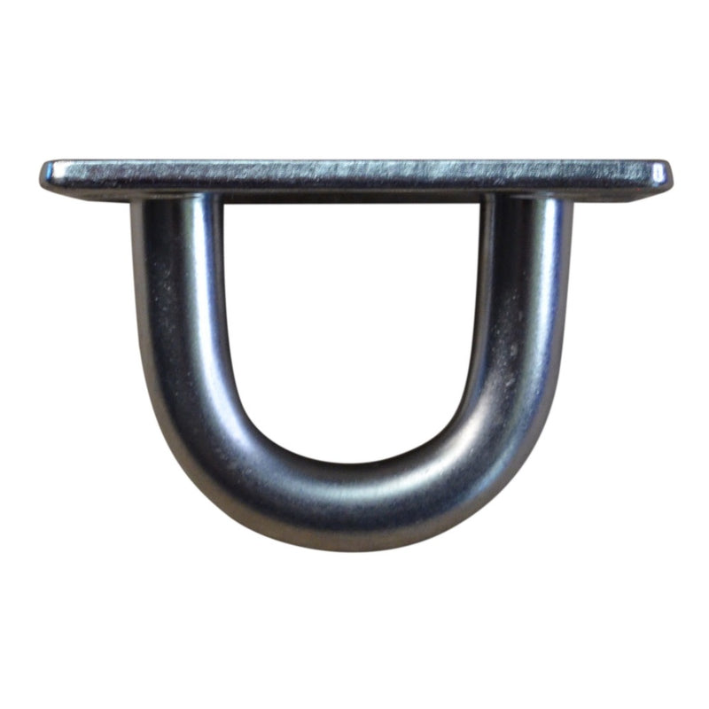 Square Mounting Eye Plate, Loop, A2 Stainless Steel