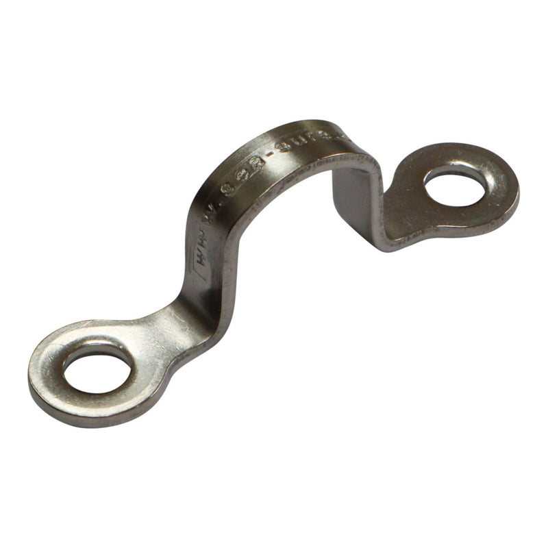 Screw-Down Lacing Eye Bracket, With Smooth Finish in A4 Stainless Steel