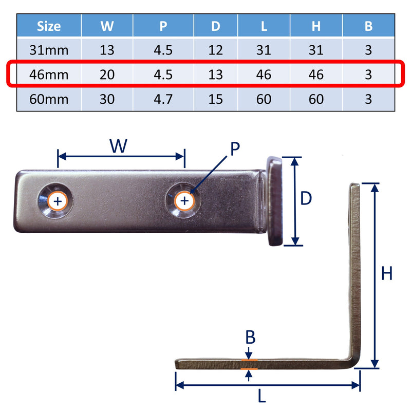 Corner Brace, Angle Bracket, Connecting Bracket suitable for Exterior Use