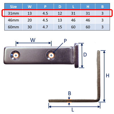 Corner Brace, Angle Bracket, Connecting Bracket suitable for Exterior Use