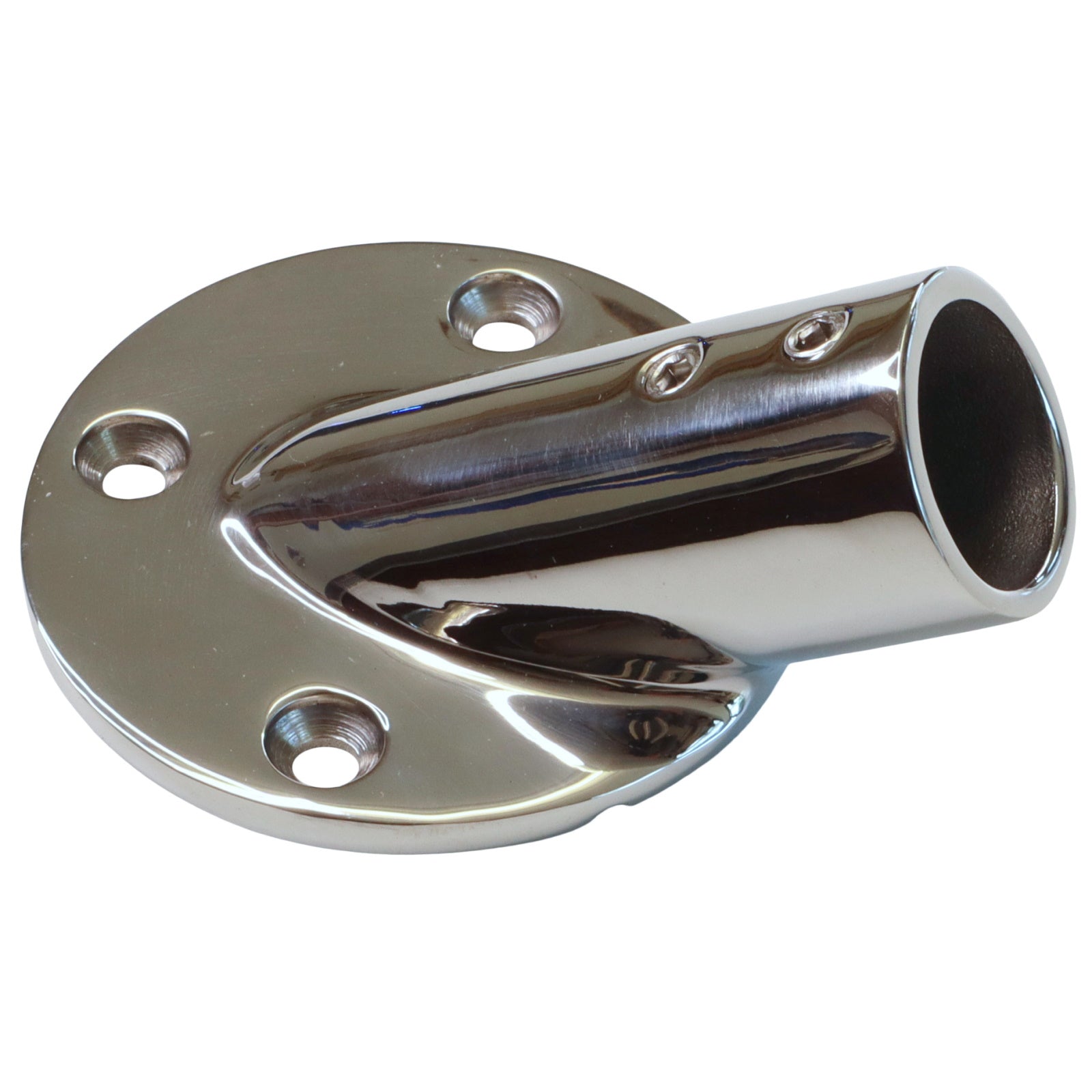 Flanged Tube Mounting Support, 30-Degree Angle Tube Mounting Socket Fo ...