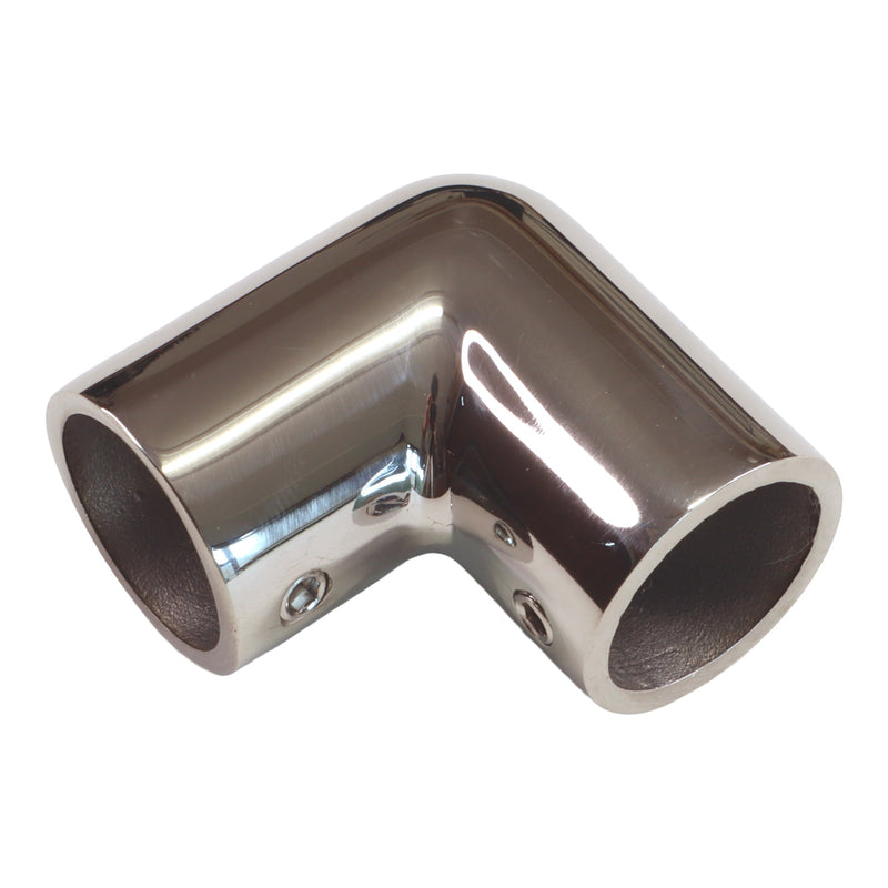 Tubular Elbow-Fitting 90-Degree Angle Made of A4 Stainless Steel, Fits 25mm Diameter Tube