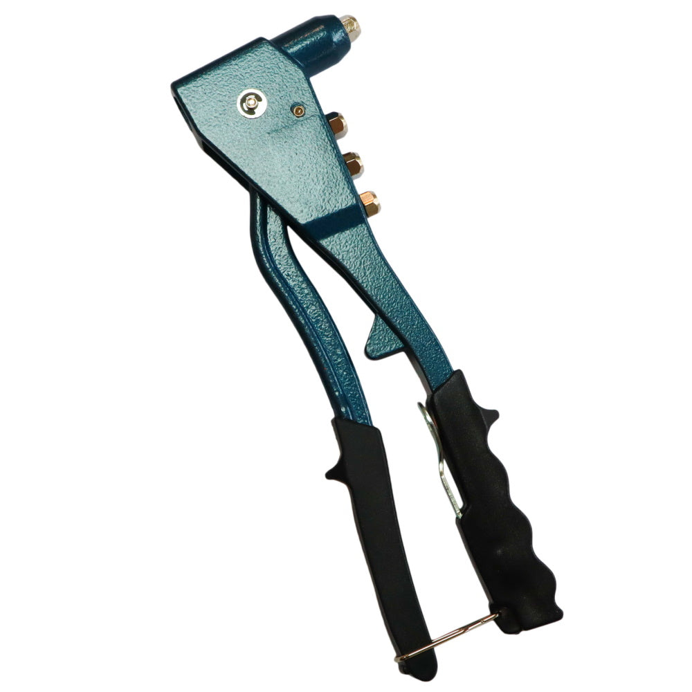 Pop-Rivet Gun, 4 Nose Pieces, Alloy Steel Jaw, Self Opening for Settin ...