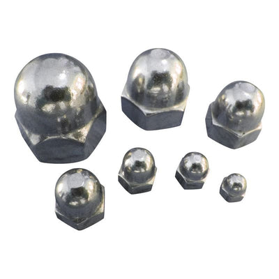 A4 Stainless Steel Dome Nuts With Standard Metric Thread - 
