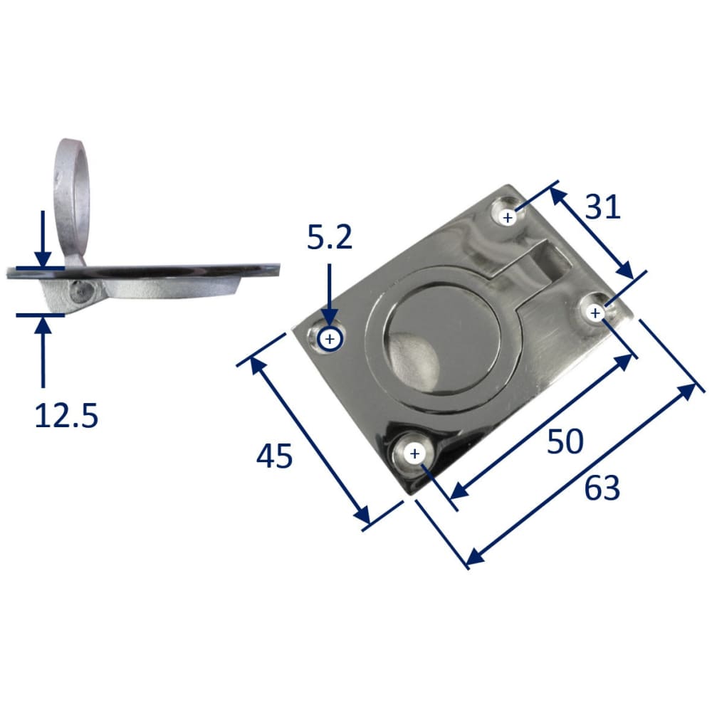 Floor Hatch Lifting Ring Cellar Hatch Lifting Ring Polished ...