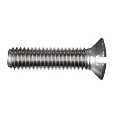 M4 Raised Slot Contersunk Head Set-Screws In 316 Stainless 