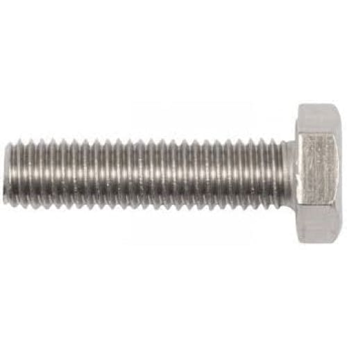 M6 A4 Stainless Steel Hexagon Set-Screws / Machine Screws 