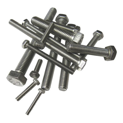 M6 A4 Stainless Steel Hexagon Set-Screws / Machine Screws 