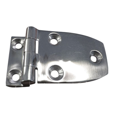 Polished Stainless Steel Offset Hinge 70x38mm Robust & 