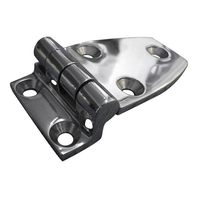 Polished Stainless Steel Offset Hinge 70x38mm Robust & 