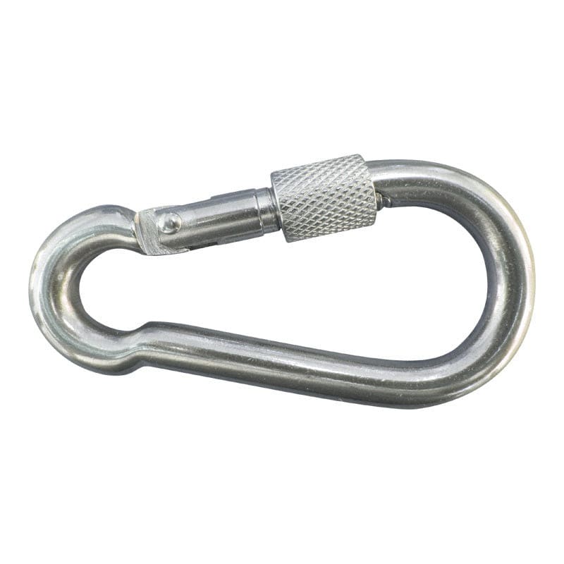 Stainless Steel Carabine With Safety Screw Choice Of Sizes 