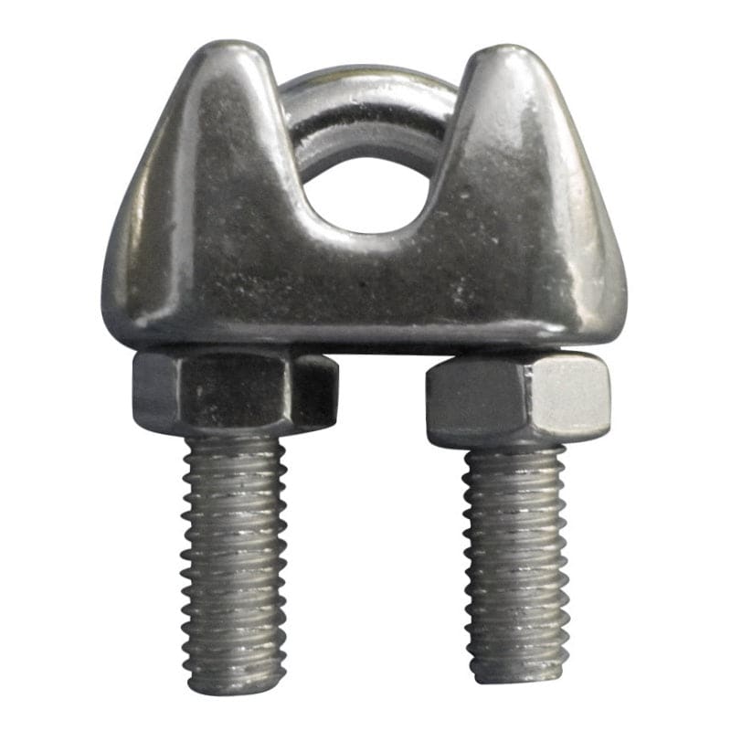 Stainless Steel Clamp For Wire Rope Securing / Rope 