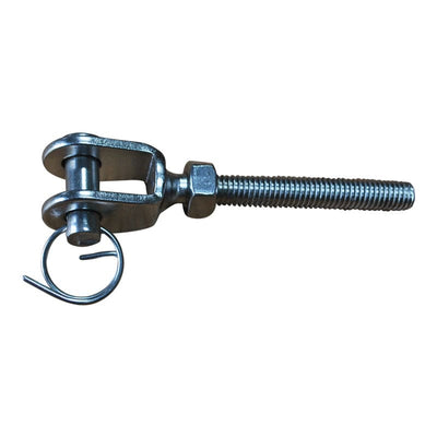 Stainless Steel Metric Threaded Fork End With Clevis Pin And