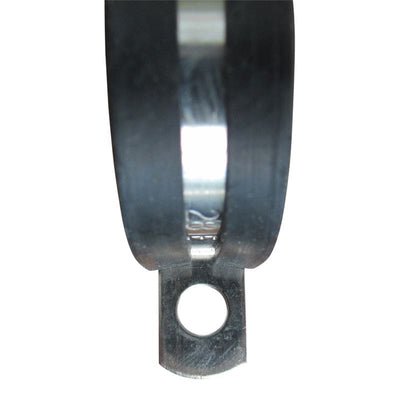 Stainless Steel P-Clip / Pipe Clips With Rubber Sheaf For 