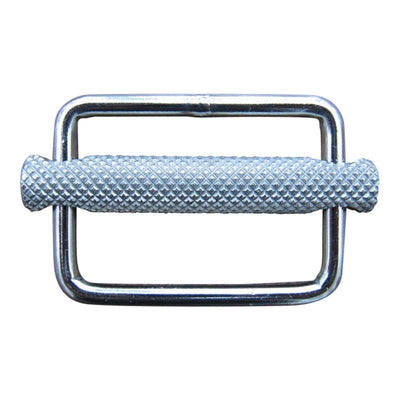 Stainless Steel Strap Slide Buckle With Knurled Slide Bar 