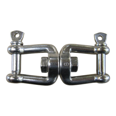 Stainless Steel Swivel Connector With Shackle Jaw Ends Made 
