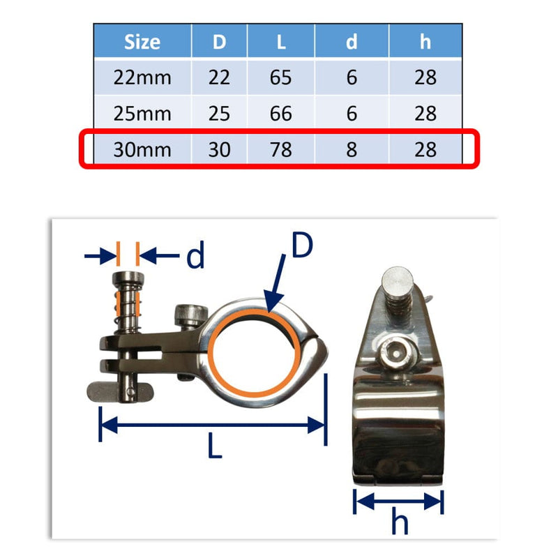 Stainless Steel Tube Mount Connection Point With 