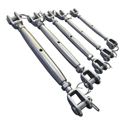 Stainless Steel Turnbuckle For Tensioning Wire Rope Cable 