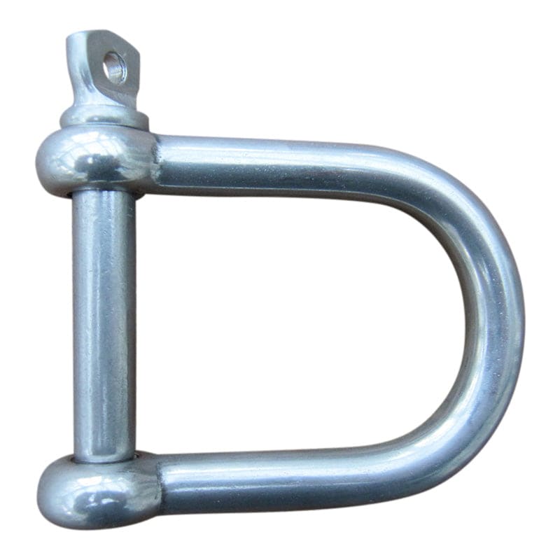 Stainless Steel Wide D-Shackle Made From 316-Grade Stainless