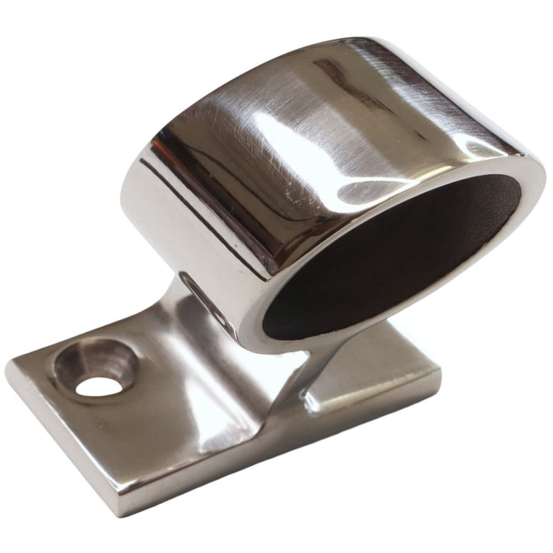 Tube / Hand-Rail End Mounting Bracket In 316 Stainless Steel